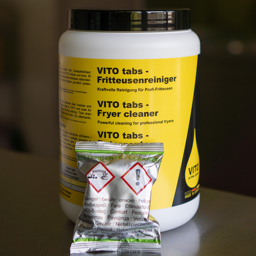 VITO tabs limpiador de freidoras
