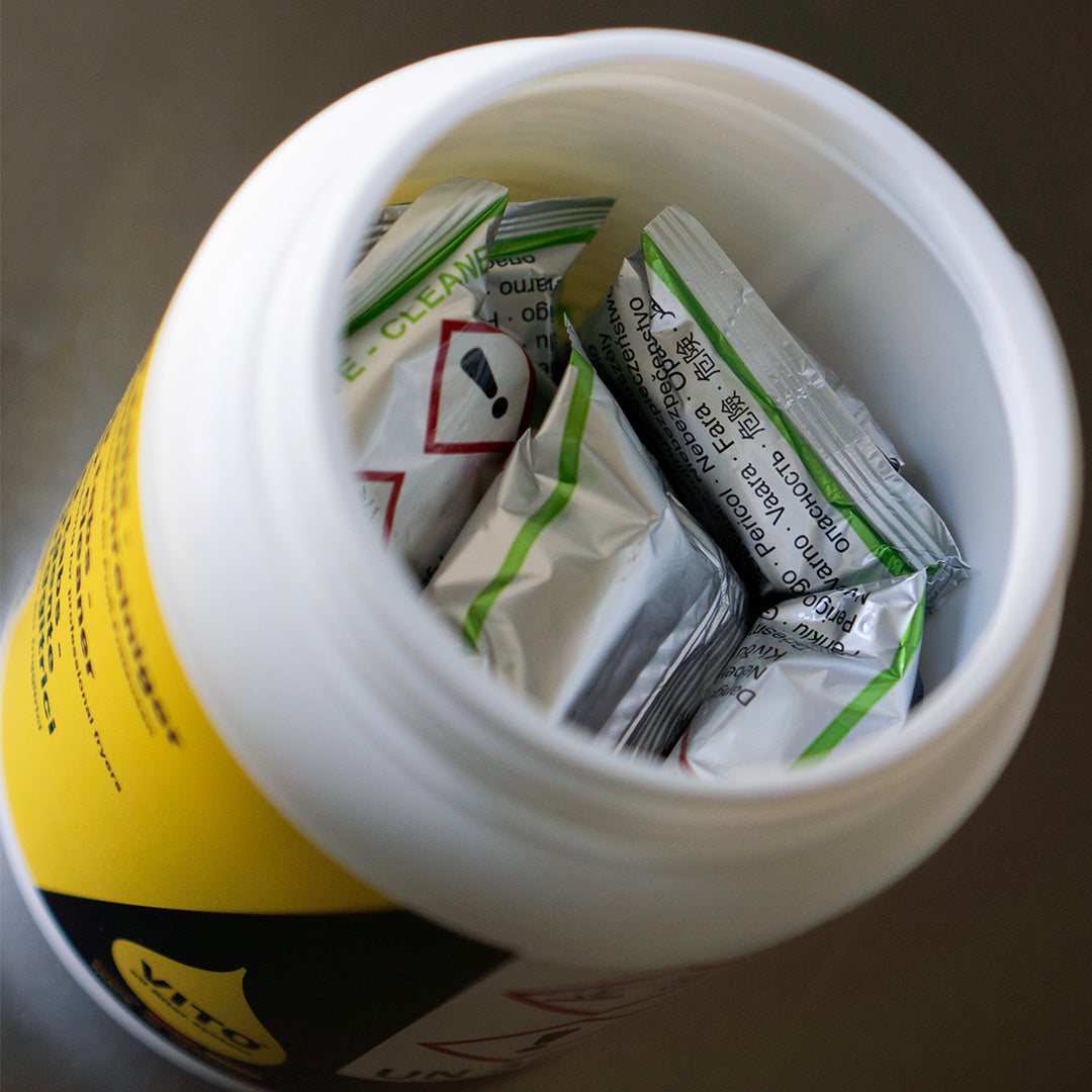 VITO tabs limpiador de freidoras